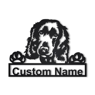 Personalized English Cocker Spaniel Dog Metal Sign Art, Custom English Cocker Spaniel Metal Sign, Dog Gift, Birthday Gift, Animal Funny, Laser Cut Metal Signs Custom Gift Ideas