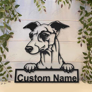 Italian Grayhound Personalized Metal Wall Decor, Cut Metal Sign, Metal Wall Art, Metal House Sign, Metal Laser Cut Metal Signs Custom Gift Ideas