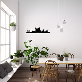 Vienna City Silhouette Metal Wall Art, Housewarming Gift, Metal Art, Metal Wall Decor, Large Metal Wall Art, Metal Skyline, Silhouette, Metal Laser Cut Metal Signs Custom Gift Ideas