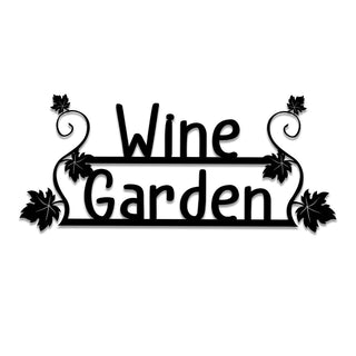 Grape Wine Garden Metal Bar Sign, Custom Pub, Tap, Lounge, Caf?, Home Wall Decor, Wedding, Anniversary Art Gift, Metal Laser Cut Metal Signs Custom Gift Ideas