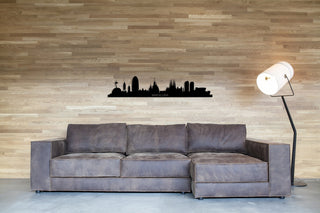 Barcelona City Silhouette Metal Wall Art, Barcelona Skyline Metal Wall Decor, Housewarming Gift, Living Room Decoration, Wall Hangings,, Metal Laser Cut Metal Signs Custom Gift Ideas