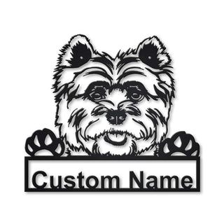 Personalized Cairn Terrier Dog Metal Sign Art, Custom Cairn Terrier Dog Metal Sign, Dog Gift, Birthday Gift, Animal Funny, Laser Cut Metal Signs Custom Gift Ideas