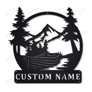 Fishing Boat Personalized Metal Wall Decor, Cut Metal Sign, Metal Wall Art, Metal House Sign, Metal Laser Cut Metal Signs Custom Gift Ideas