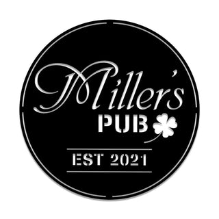 Personalized Irish Metal Bar Sign, Custom Pub, Tap, Lounge, Caf?, Home Wall Decor, Metal Laser Cut Metal Signs Custom Gift Ideas