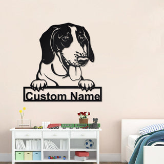 Personalized American Foxhound Metal Sign, American Foxhound Metal Wall Art, Dog Metal Sign, American Foxhound Lover Gift, Dog Lover Gift, Metal Laser Cut Metal Signs Custom Gift Ideas