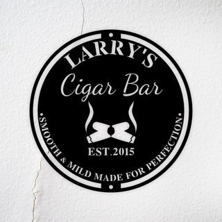 Cigar Bar Sign, Bar Signs, Cigars, Personalized Signs, Custom Bar Signs, Man Cave, Father's Day Gift, Cigar Sign, Cigar Decor, Gifts For Men, Laser Cut Metal Signs Custom Gift Ideas