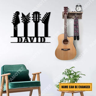 Custom Kinds Of Guitar Metal Sign, Metal Wall Decor For Guitarist, Metal Laser Cut Metal Signs Custom Gift Ideas