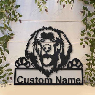 Leonberger Dog Personalized Metal Wall Decor, Cut Metal Sign, Metal Wall Art, Metal House Sign, Metal Laser Cut Metal Signs Custom Gift Ideas