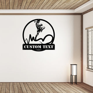 Personalized Muay Thai Metal Wall Art, Sign For Home, Muay Thai Metal Signs, Custom Name, House Decor, Gift For Muay Thai Lover, Laser Cut Metal Signs Custom Gift Ideas