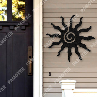 Kokopelli Sun American Native Metal Art, Indigenous American Metal Sign, Metal Laser Cut Metal Signs Custom Gift Ideas