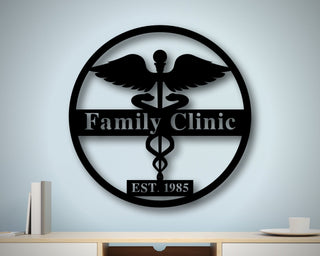 Personalized Metal Doctor Sign, Metal Health Care Sign, Metal Nurse Sign, Personalized Clinic Sign, Custom Doctor House Decor, Laser Cut Metal Signs Custom Gift Ideas