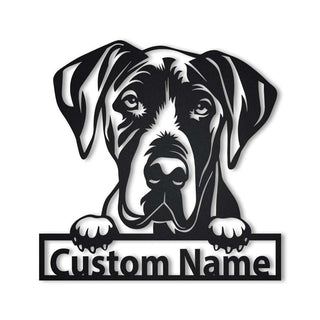 Personalized Great Dane Dog Metal Sign Art, Custom Great Dane Dog Metal Sign, Birthday Gift, Animal Funny, Laser Cut Metal Signs Custom Gift Ideas