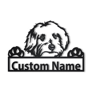 Personalized Maltese Dog Metal Sign Art, Custom Maltese Dog Metal Sign, Birthday Gift, Animal Funny, Father's Day Gift, Laser Cut Metal Signs Custom Gift Ideas