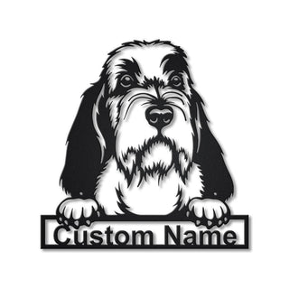 Personalized Petit Basset Griffon Vend\u00e9en Dog Metal Sign Art, Custom Petit Basset Griffon Vend\u00e9en Dog Metal Sign, Dog Gift, Animal Funny, Laser Cut Metal Signs Custom Gift Ideas