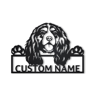 Personalized Cavalier King Charles Dog Metal Sign Art, Custom Cavalier King Charles Metal Sign, Dog Gift, Birthday Gift, Animal Funny, Laser Cut Metal Signs Custom Gift Ideas