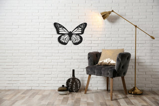 Butterfly Metal Wall Art, Butterfly Wings Wall Decor, Housewarming Gift, Office Wall Decor, Living Room Decor, Animal Art, Metal Laser Cut Metal Signs Custom Gift Ideas