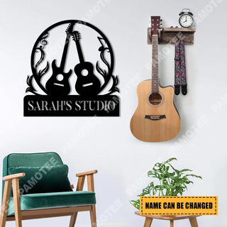 Personalized Electric Guitar, Classic Guitar Metal Art, Music Studio Wall Decoration, Metal Laser Cut Metal Signs Custom Gift Ideas