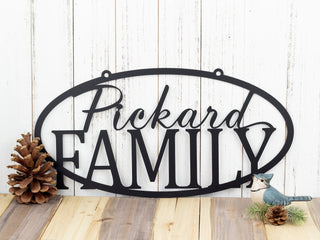 Custom Family Name Metal Sign, Custom Sign, Outdoor Sign, Family Name Sign, Last Name Sign, Metal Wall Art, Wall Decor, Personalized, Laser Cut Metal Signs Custom Gift Ideas