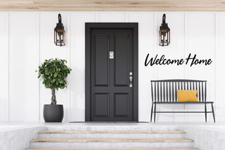 Outdoor Large Welcome Home Sign, Metal Wall Art, Large Metal Wall Decor, Home Entrance Sign, Housewarming Gift, Minimalist Wall Decor, Metal Laser Cut Metal Signs Custom Gift Ideas