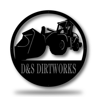 Loader Monogram Customized Metal Signs, Custom Metal Sign, Custom Signs, Metal Sign, Metal Laser Cut Metal Signs Custom Gift Ideas