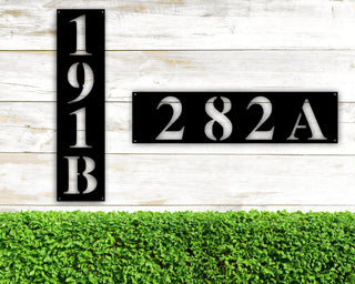 Modern House Numbers, Black Address Plaque, Contemporary Home Address Sign, Custom Door Numbers, Personalized Address Plaque, Custom House, Metal Laser Cut Metal Signs Custom Gift Ideas