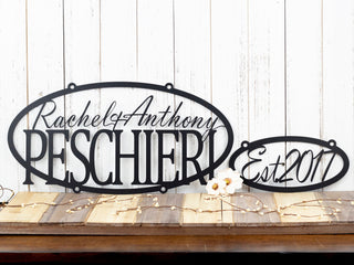 Custom Family Established Sign, Established Sign, Family Name Sign, Custom Metal Sign, Custom Sign, Personalized Sign, Laser Cut Metal Signs Custom Gift Ideas