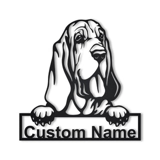 Personalized Bloodhound Dog Metal Sign Art, Custom Bloodhound Dog Metal Sign, Bloodhound Dog Dog Gifts Funny, Dog Gift, Animal Custom, Laser Cut Metal Signs Custom Gift Ideas