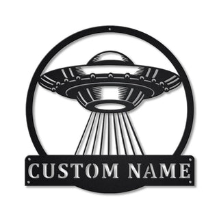 Personalized Ufo Metal Sign Art, Custom Ufo Metal Sign, Ufo Gifts Funny, Hobbie Gift, Birthday Gift, Laser Cut Metal Signs Custom Gift Ideas