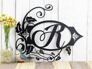 Monogram Metal Sign, Personalized Sign, Custom Sign, Monogram Sign, Family Monogram Sign, Family Name Sign, Metal Wall Art, Laser Cut Metal Signs Custom Gift Ideas