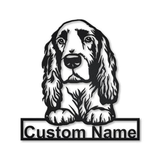 Personalized Field Spaniel Dog Metal Sign Art, Custom Field Spaniel Dog Metal Sign, Dog Gift, Birthday Gift, Animal Funny, Laser Cut Metal Signs Custom Gift Ideas