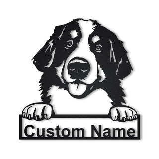 Personalized Bernese Mountain Dog Metal Sign Art, Custom Bernese Mountain Dog Metal Sign, Dog Gifts Funny, Dog Gift, Animal Custom, Laser Cut Metal Signs Custom Gift Ideas