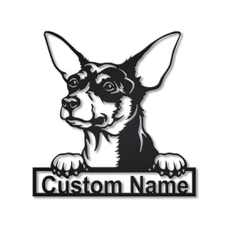 Personalized Toy Fox Terrier Dog Metal Sign Art, Custom Toy Fox Terrier Dog Metal Sign, Dog Gift, Birthday Gift, Animal Funny, Laser Cut Metal Signs Custom Gift Ideas