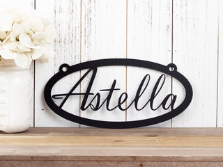 Custom Name Metal Sign, Metal Wall Art, Wall Hanging, Custom Sign, Personalized Gift, Name Sign, Custom Metal Sign, Personalized, Laser Cut Metal Signs Custom Gift Ideas