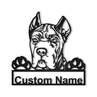 Personalized Cane Corso Dog Metal Sign Art, Custom Cane Corso Dog Metal Sign, Dog Gift, Birthday Gift, Animal Funny, Laser Cut Metal Signs Custom Gift Ideas