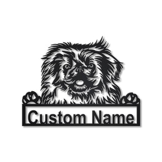 Personalized Pekingese Dog Metal Sign Art, Custom Pekingese Dog Metal Sign, Dog Gift, Birthday Gift, Animal Funny, Laser Cut Metal Signs Custom Gift Ideas