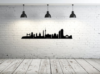 Berlin City Silhouette Metal Wall Art, Berlin Skyline Metal Wall Decor, Housewarming Gift, Living Room Decoration, Gift For Berliners, Metal Laser Cut Metal Signs Custom Gift Ideas