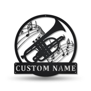 Personalized Cornet Music Metal Sign Art, Custom Cornet Music Metal Sign, Cornet Gifts For Men, Cornet Gift, Music Gift, Laser Cut Metal Signs Custom Gift Ideas