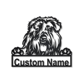 Personalized Bouvier Des Flandres Dog Metal Sign Art, Custom Bouvier Des Flandres Metal Sign, Boxer Dog Funny, Dog Gift, Animal Custom, Laser Cut Metal Signs Custom Gift Ideas