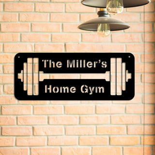 Metal Gym Sign, Custom Fitness Center, Cross Fit Club, Home Wall Decor, Wedding, Anniversary Art Gift, Metal Laser Cut Metal Signs Custom Gift Ideas