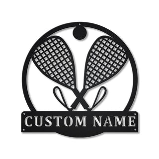 Personalized Racquetball Sport Monogram Metal Sign Art, Custom Racquetball Sport Metal Sign, Hobbie Gifts, Sport Gift, Birthday Gift, Laser Cut Metal Signs Custom Gift Ideas