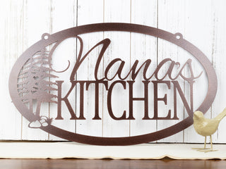 Custom Metal Sign, Kitchen Sign, Name Sign, Rustic, Metal Wall Art, Personalized Sign, Custom Sign, Wall Hanging, Laser Cut Metal Signs Custom Gift Ideas