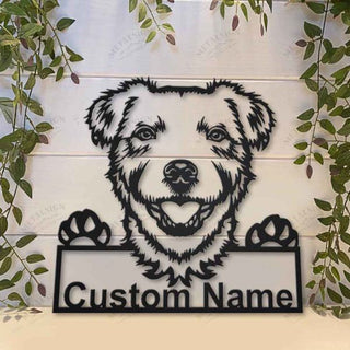 Parson Russell Terrier Dog Personalized Metal Wall Decor, Cut Metal Sign, Metal Wall Art, Metal House Sign, Metal Laser Cut Metal Signs Custom Gift Ideas