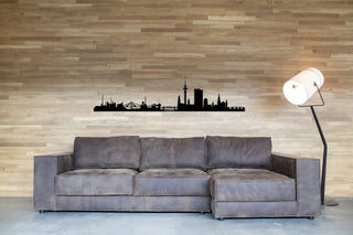 Hamburg City Silhouette Metal Wall Art, Hamburg Skyline Metal Wall Decor, Housewarming Gift, Living Room Decoration, Wall Hangings,, Metal Laser Cut Metal Signs Custom Gift Ideas