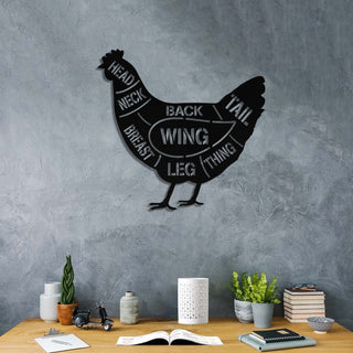 Hen Chicken Poultry Metal Farm Sign Monogram, Custom Outdoor Indoor Coop, Metal Laser Cut Metal Signs Custom Gift Ideas