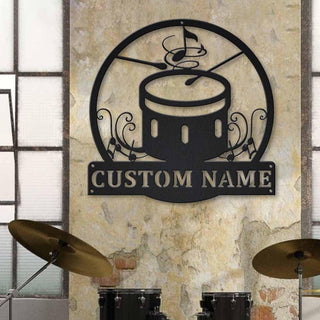 Personalized Bass Drum Monogram Metal Sign Art, Custom Bass Drum Name Metal Sign, Bass Drum Gifts For Birthday, Musical Instrument Gift, Laser Cut Metal Signs Custom Gift Ideas