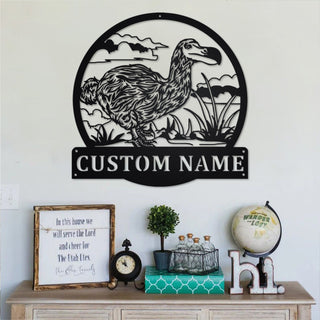 Custom Dodo Metal Wall Art, Personalized Dodo Name Sign Decoration For Room, Dodo Home Decor, Custom Dodo, Dodo Lover Gift, Dodo, Metal Laser Cut Metal Signs Custom Gift Ideas