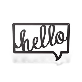 Hello Bubble Sign Cut Metal Sign Metal House Sign Decorations