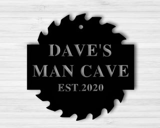 Custom Metal Man Cave Sign Man Cave Decor Man Cave Metal Signs Mancave Sign Personalized Man Cave Sign Metal Custom Man Cave Sign Decorations