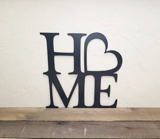 Home Is Where The Heart Is Love Of Home Housewarming Metal Sign Stainless Steel Weatherproof Wall Decor Garage Art Decorations