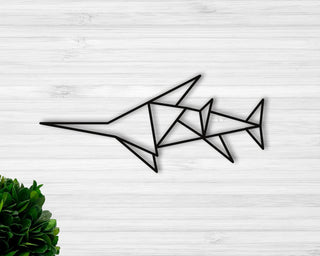 Geometric Marlin Marlin Beach Decor Swordfish Decorations